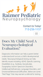 Mobile Screenshot of childneuropsychologycenter.com